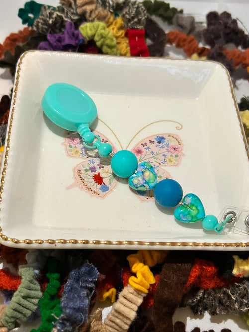 Beaded Badge Reel
